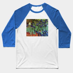 Irises by Vincent van Gogh Baseball T-Shirt